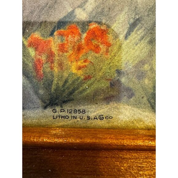 Vintage Jesus print; Jesus with lambs gorgeous - Picture 6 of 6